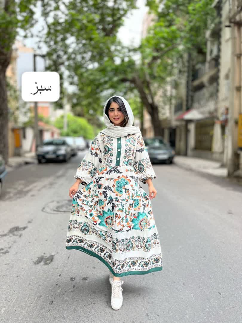 پیراهن ترنج هندی 2555